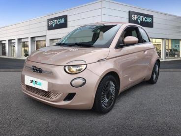 SPOTICAR Fiat 500 E 118ch Icone Occasion - Citadine Electrique Rose Gold - Furiani - 1203822366_1