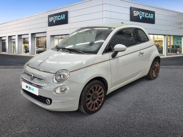 SPOTICAR Fiat 500 C 1.2 69 Ch Eco Pack Collezione Fall Occasion - Citadine Essence Gris - Montmorot - 1203832550_1