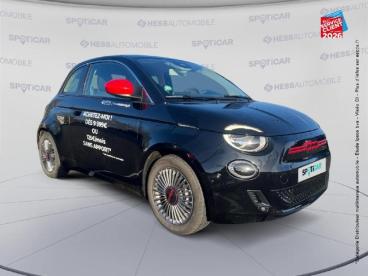SPOTICAR Fiat 500 E 95ch (red) Occasion - Citadine Electrique Onyx Black Pastel - Hirson - 1203833178_3