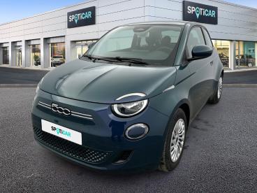 SPOTICAR Fiat 500 E 118 Ch Nouvelle 500 Occasion - Citadine Electrique Ocean Green - Nanterre - 1203833680_1