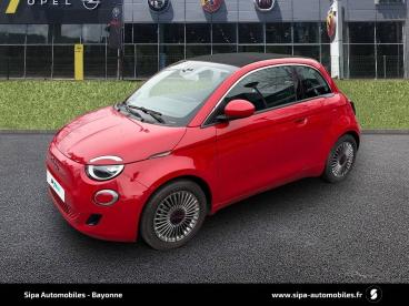 SPOTICAR Fiat 500 C E 95 Ch (red) Occasion - Citadine Electrique Rouge - Bayonne - 1203835269_1