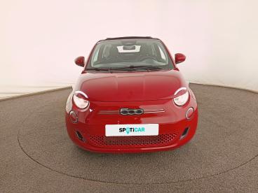 SPOTICAR Fiat 500 C E 118 Ch Nouvelle 500 Occasion - Citadine Electrique Ruby - Lomme - 1203838614_2