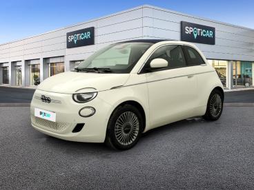 SPOTICAR Fiat 500 C E 118 Ch Nouvelle 500 Occasion - Citadine Electrique Blanc - Nanterre - 1203845377_1
