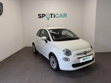 SPOTICAR Fiat 500 1.0 70ch Bsg Lounge Occasion - Citadine Hybride Blanc - Nemours - 1203847744_3
