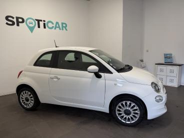 SPOTICAR Fiat 500 1.0 70ch Bsg Lounge Occasion - Citadine Hybride Blanc - Nemours - 1203847744_4