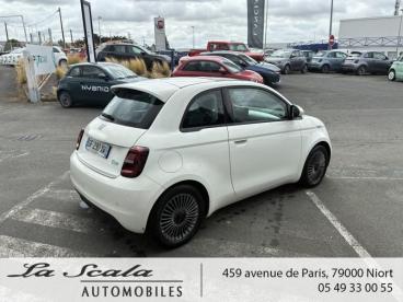 SPOTICAR Fiat 500 E 118ch Icone Occasion - Citadine Electrique Blanc - Niort - 1203848967_5