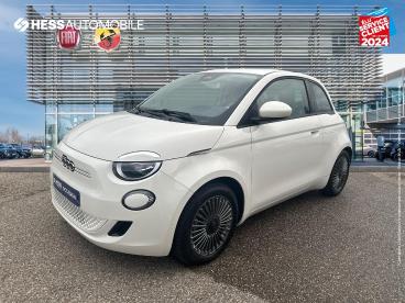 SPOTICAR Fiat 500 E 118 Ch Icone Occasion - Citadine Electrique Blanc - Saint-etienne - 1203851060_1