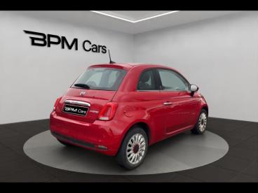 SPOTICAR Fiat 500 1.0 70ch Bsg S&s (red) Occasion - Citadine Hybride Pasodoble Red Pastel - Amilly - 1203854634_5