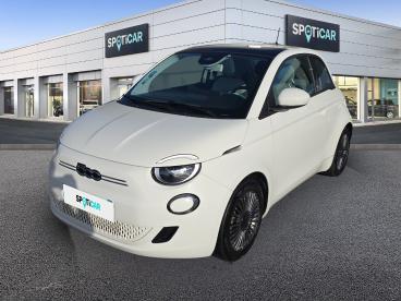 SPOTICAR Fiat 500 E 118ch France Edition Occasion - Citadine Electrique Blanc - Vitrolles - 1203854954_1