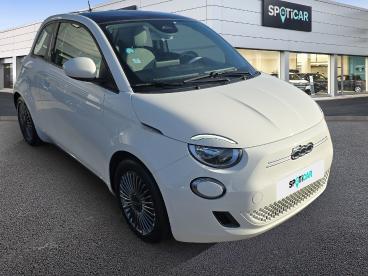 SPOTICAR Fiat 500 E 118ch France Edition Occasion - Citadine Electrique Blanc - Vitrolles - 1203854954_3