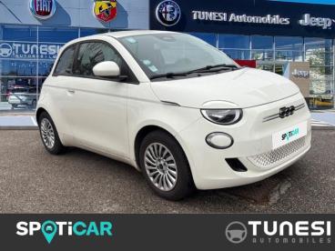 SPOTICAR Fiat 500 E 95ch Action Plus (step1) Occasion - Citadine Electrique Blanc - Bourgoin-jallieu - 1203855206_3