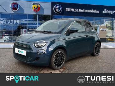 SPOTICAR Fiat 500 E 118ch Icone Plus (step1) 2021 Occasion - Citadine Electrique Ocean Green Métal - Bourgoin-jallieu - 1203855208_1