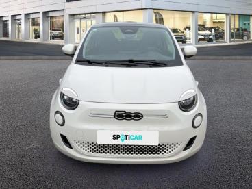 SPOTICAR Fiat 500 E 118ch Icone Plus Occasion - Citadine Electrique Blanc - Nice - 1203858217_2