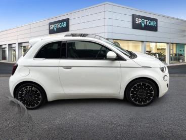 SPOTICAR Fiat 500 E 118ch Icone Plus Occasion - Citadine Electrique Blanc - Nice - 1203858217_4