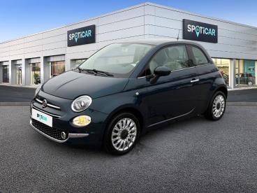 SPOTICAR Fiat 500 1.2 69 Ch Eco Pack Lounge Occasion - Citadine Essence Bleu - Epinal - 1203859049_1