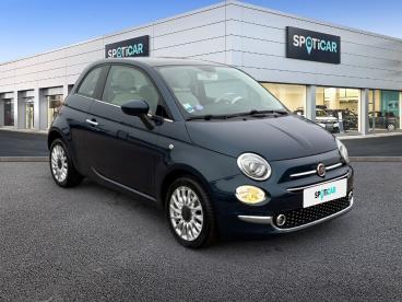 SPOTICAR Fiat 500 1.2 69 Ch Eco Pack Lounge Occasion - Citadine Essence Bleu - Epinal - 1203859049_3