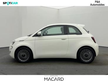 SPOTICAR Fiat 500 E 118ch Icone Occasion - Citadine Electrique Blanc - Montauban - 1203859813_1
