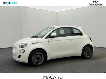 SPOTICAR Fiat 500 E 118ch Icone Occasion - Citadine Electrique Blanc - Montauban - 1203859813_2