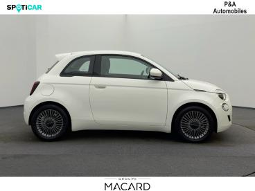 SPOTICAR Fiat 500 E 118ch Icone Occasion - Citadine Electrique Blanc - Montauban - 1203859813_5