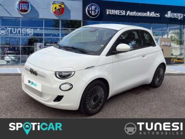 SPOTICAR Fiat 500 E 95ch Icone Occasion - Citadine Electrique Blanc - Bourgoin-jallieu - 1203862685_1