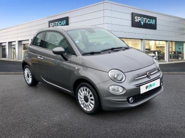 SPOTICAR Fiat 500 1.2 8v 69ch Eco Pack  Lounge Occasion - Citadine Essence Gris - Charleville Mezieres - 1203862936_3