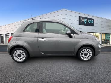 SPOTICAR Fiat 500 1.2 8v 69ch Eco Pack  Lounge Occasion - Citadine Essence Gris - Charleville Mezieres - 1203862936_4