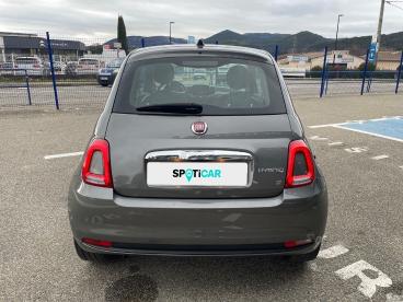SPOTICAR Fiat 500 1.0 70ch Bsg Club Occasion - Citadine Hybride Gris Clair - Vaison La Romaine - 1203871590_5