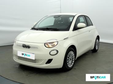 SPOTICAR Fiat 500 E 95ch Action Plus Occasion - Citadine Electrique Blanc - La Ravoire - 1203874260_1