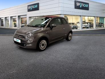 SPOTICAR Fiat 500 C 1.2 69 Ch S/s Dualogic Lounge Occasion - Citadine Essence Svetlo Siva Metalik - Ennetieres-en-weppes - 1203881952_1
