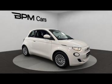 SPOTICAR Fiat 500 E 95ch  Action Plus Occasion - Citadine Electrique Blanc - Orleans Cedex 02 - 1203882996_1