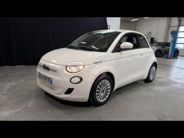 SPOTICAR Fiat 500 E 95ch  Action Plus Occasion - Citadine Electrique Blanc - Orleans Cedex 02 - 1203882996_2