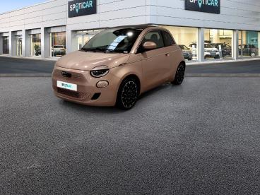 SPOTICAR Fiat 500 C E 118 Ch La Prima Occasion - Citadine Electrique Rose - Lomme - 1203884175_1