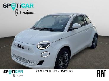 SPOTICAR Fiat 500 E 95 Ch Nouvelle 500 Occasion - Citadine Electrique Ice White - Rambouillet - 1203884178_1