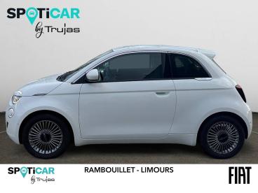 SPOTICAR Fiat 500 E 95 Ch Nouvelle 500 Occasion - Citadine Electrique Ice White - Rambouillet - 1203884178_2