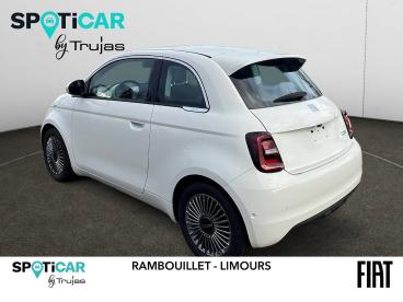 SPOTICAR Fiat 500 E 95 Ch Nouvelle 500 Occasion - Citadine Electrique Ice White - Rambouillet - 1203884178_3