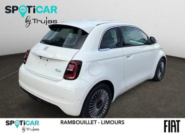 SPOTICAR Fiat 500 E 95 Ch Nouvelle 500 Occasion - Citadine Electrique Ice White - Rambouillet - 1203884178_5