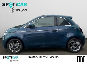 SPOTICAR Fiat 500 E 95 Ch Nouvelle 500 Occasion - Citadine Electrique Bleu - Rambouillet - 1203884179_2