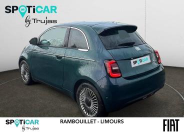 SPOTICAR Fiat 500 E 95 Ch Nouvelle 500 Occasion - Citadine Electrique Bleu - Rambouillet - 1203884179_3
