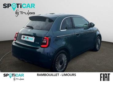 SPOTICAR Fiat 500 E 95 Ch Nouvelle 500 Occasion - Citadine Electrique Bleu - Rambouillet - 1203884179_5