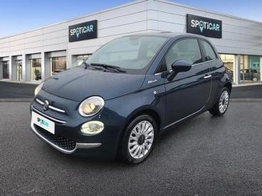 SPOTICAR Fiat 500 1.0 70ch Bsg S&s Dolcevita Occasion - Citadine Hybride Epic Blue Métal - Ales - 1203889328_1