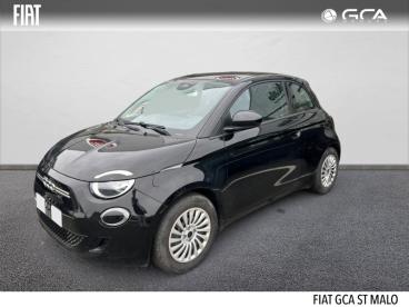 SPOTICAR Fiat 500 E 118ch Icone Occasion - Citadine Electrique Blanc - Saint-malo - 1203900609_1