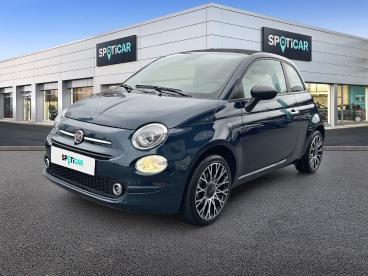 SPOTICAR Fiat 500 C 1.0 70 Ch Hybride Bsg S/s Occasion - Citadine Essence Bleu - Chavelot - 1203903140_1
