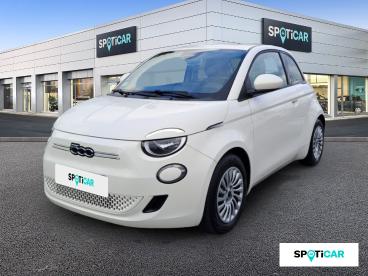 SPOTICAR Fiat 500 E 95ch Action Plus Occasion - Citadine Electrique Blanc - Angers Cedex 01 - 1203907097_1