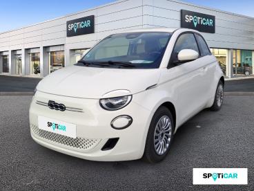 SPOTICAR Fiat 500 E 95ch Action Plus Occasion - Citadine Electrique Blanc - Angers Cedex 01 - 1203907107_1