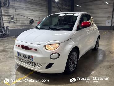 SPOTICAR Fiat 500 My22 (red) Berline 23,8 Kwh Occasion - Citadine Electrique Blanc Sempione - Perpignan - 1203909100_1