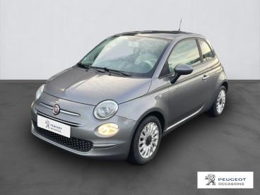 SPOTICAR Fiat 500 1.0 70ch Hybrid Launch Edition / Toit Panoramique Occasion - Citadine Hybride Gris Foncé - Cohade - 1203909375_1