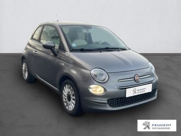 SPOTICAR Fiat 500 1.0 70ch Hybrid Launch Edition / Toit Panoramique Occasion - Citadine Hybride Gris Foncé - Cohade - 1203909375_3