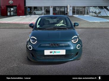 SPOTICAR Fiat 500 E 118 Ch La Prima By Bocelli Occasion - Citadine Electrique Ocean Green - Lescar - 1203910327_2