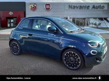 SPOTICAR Fiat 500 E 118 Ch La Prima By Bocelli Occasion - Citadine Electrique Ocean Green - Lescar - 1203910327_3