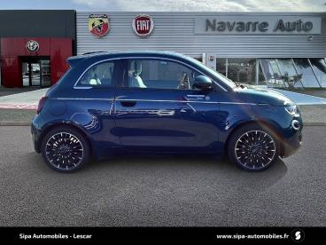 SPOTICAR Fiat 500 E 118 Ch La Prima By Bocelli Occasion - Citadine Electrique Ocean Green - Lescar - 1203910327_4